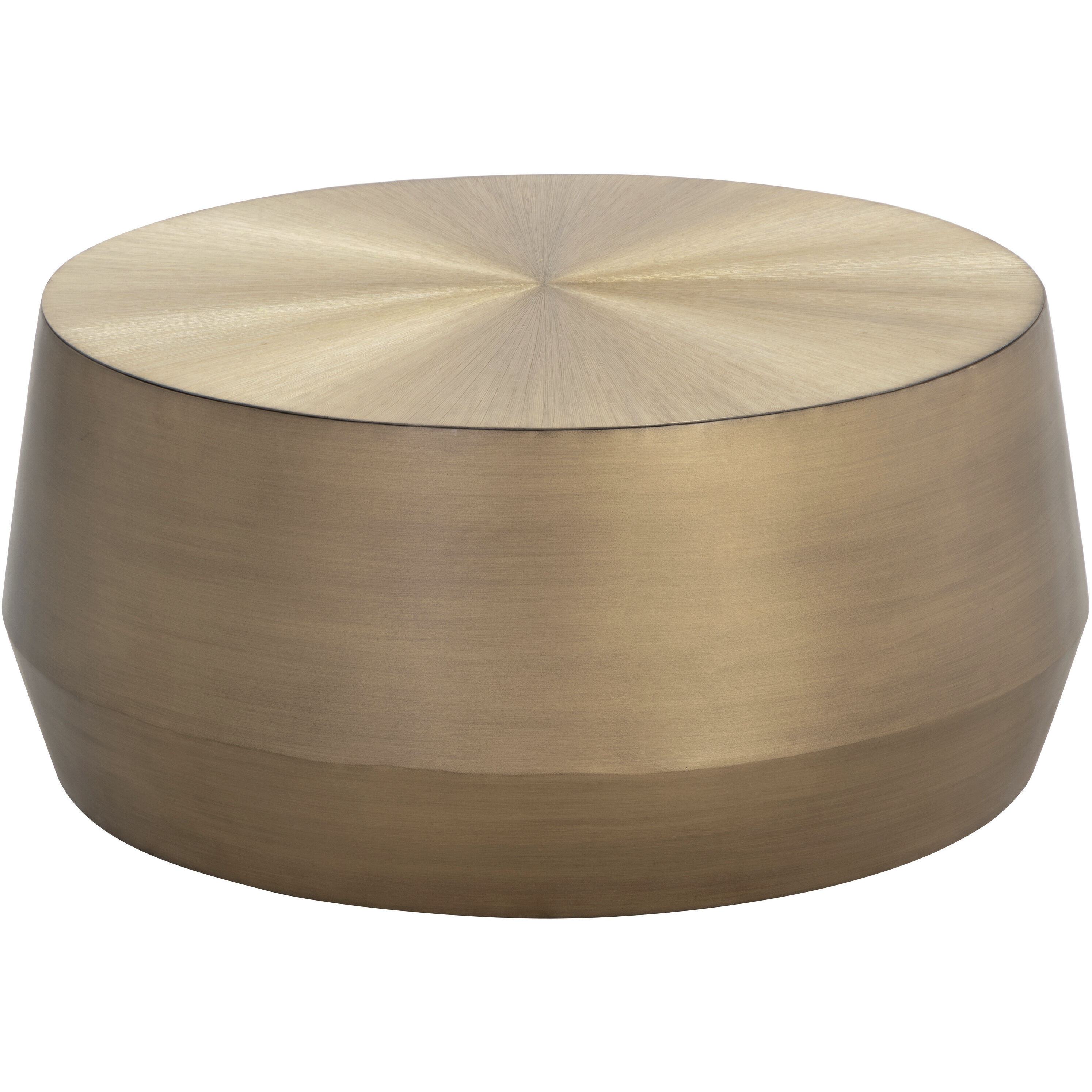 Creed 34.25 X 15 inch Antique Gold Coffee Table, Small